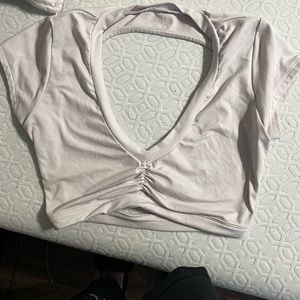 Bombshell Sportswear crop open back